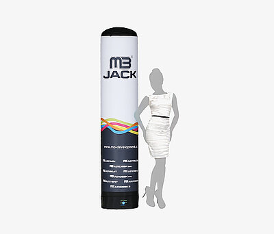 Werbesäule stromlos MB Jack in the Box®