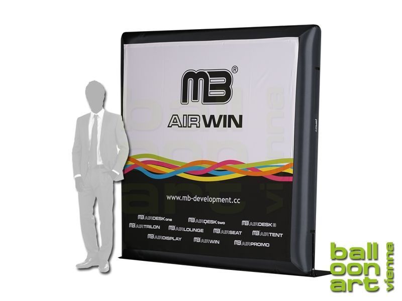 MB AIRWIN 8.1, Rechteck 300x225cm, aufblasbare Messe Foto Promotionwand