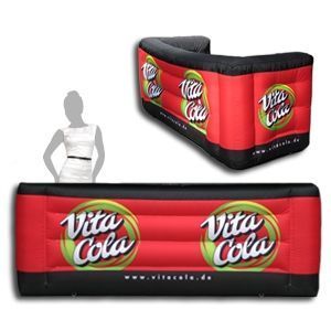 DJ-Pult / Inflatable, aufblasbare Info Bar und Eventtisch / Vita Cola