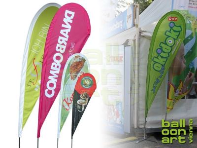 Beach Flag, Eventfahnen