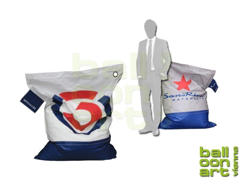 Sitzsack, individuelle Sitzgelegenheit mit Logo - Wien - Hitradio Ö3, Sans Rival