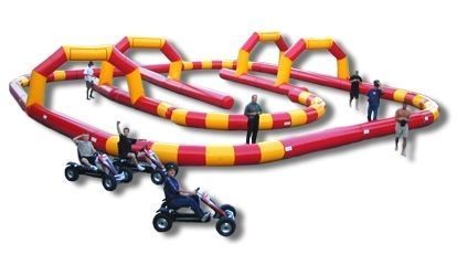 Fungames - Aufblasbares Hüpfburgen & Fungames / Tretkartbahn